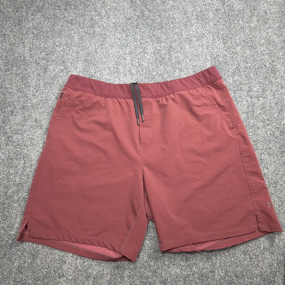 Public Rec Shorts‎ Mens 42 7" Inseam Burgundy Red Performance Stretch Golf Chino